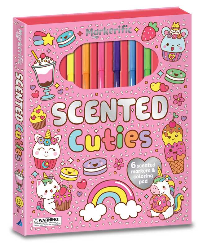 Markerific: Scented Cuties by: Folders; 24 pages / English