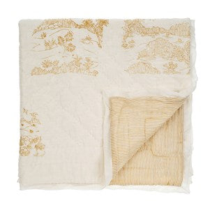 Muslin Baby Quilt Sand