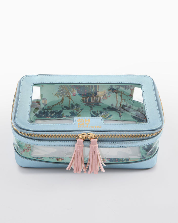 Blue Tile Storage Bag