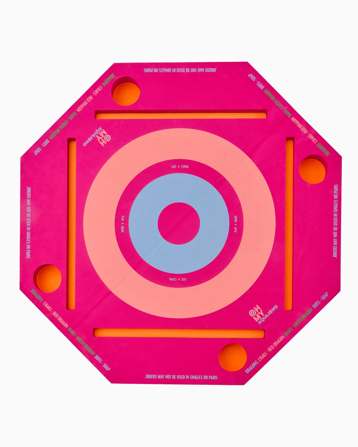 Pink Aqua Jong Pool Mat