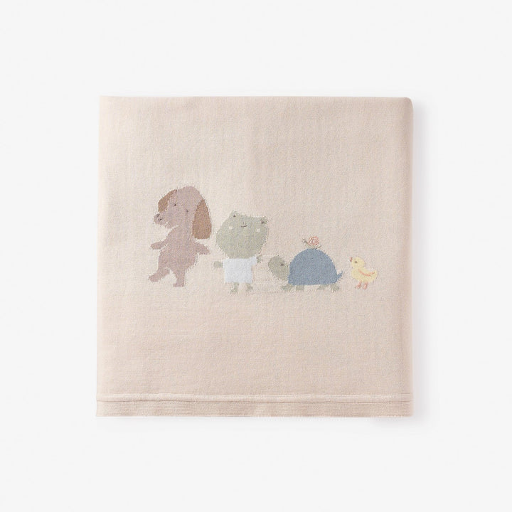 Pond Friends Knit Blanket by Elegant Baby