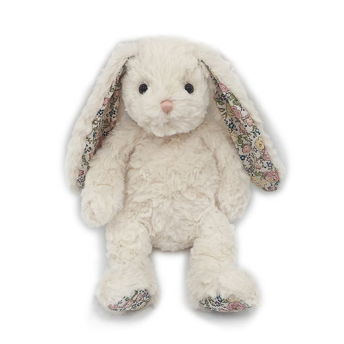 Faith the Cream Floral Plush Bunny