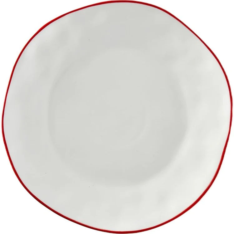 Green or Red Trim Dinner Plate Set - Thumbnail 2