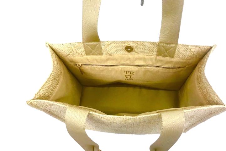 Luxe Oasis Cane Tote - Thumbnail 3
