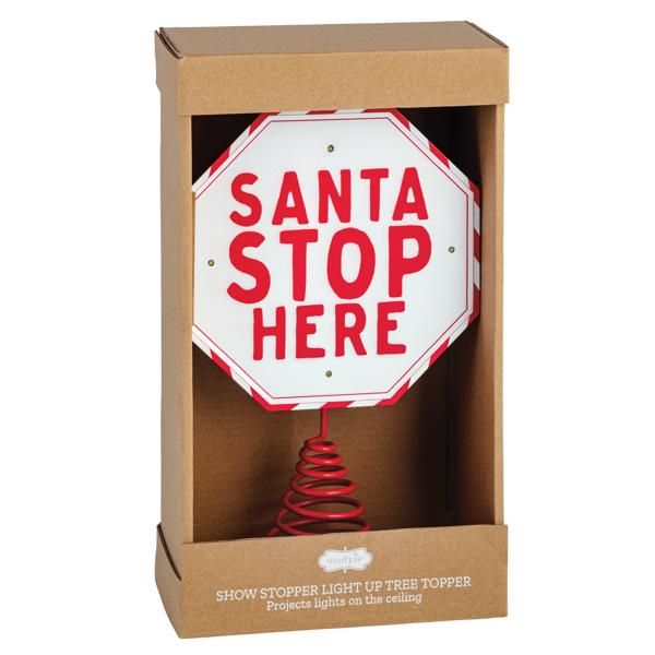 LED LIT PROJECTION TREE TOPPER