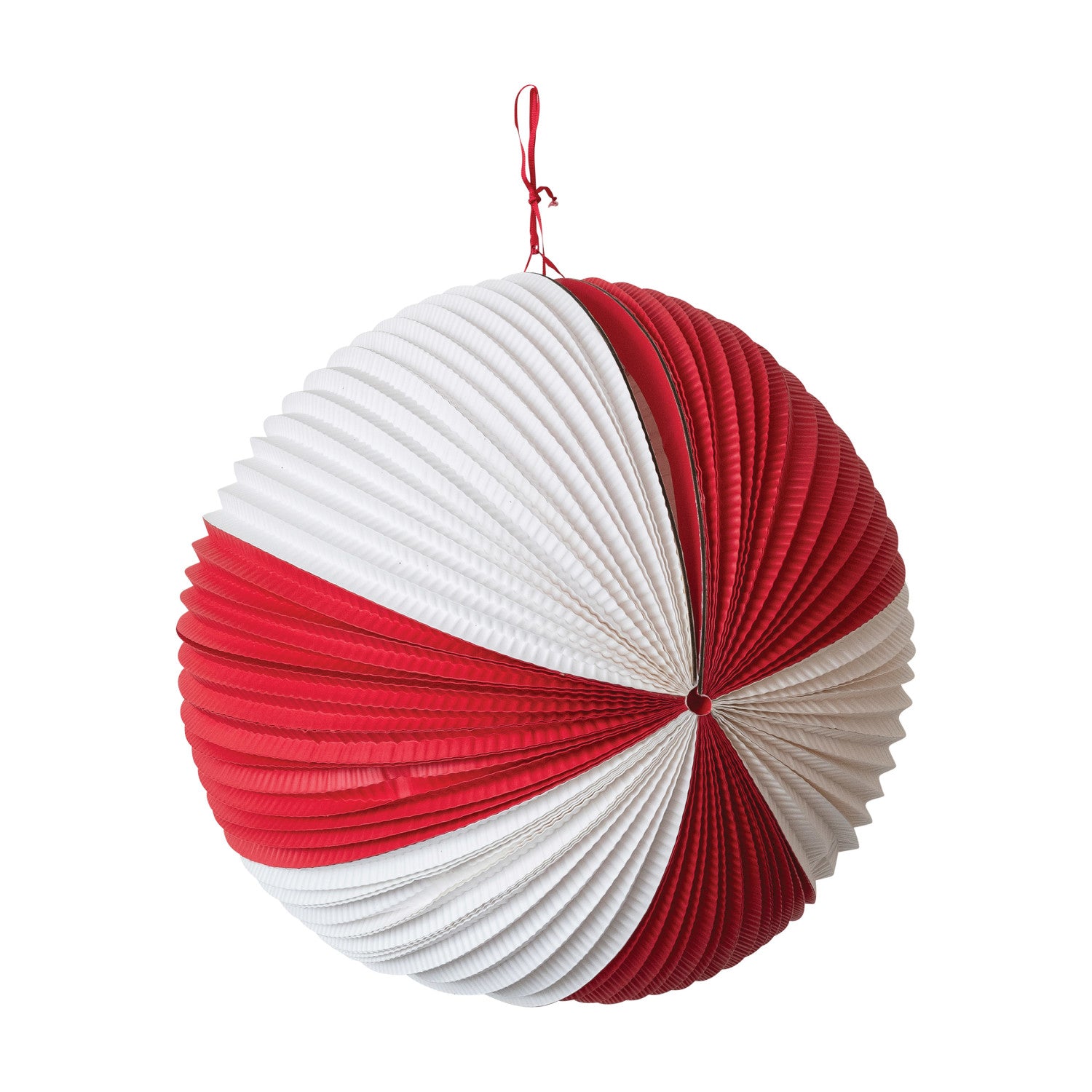 Paper Folding Pleated Ball Ornament - Thumbnail 2
