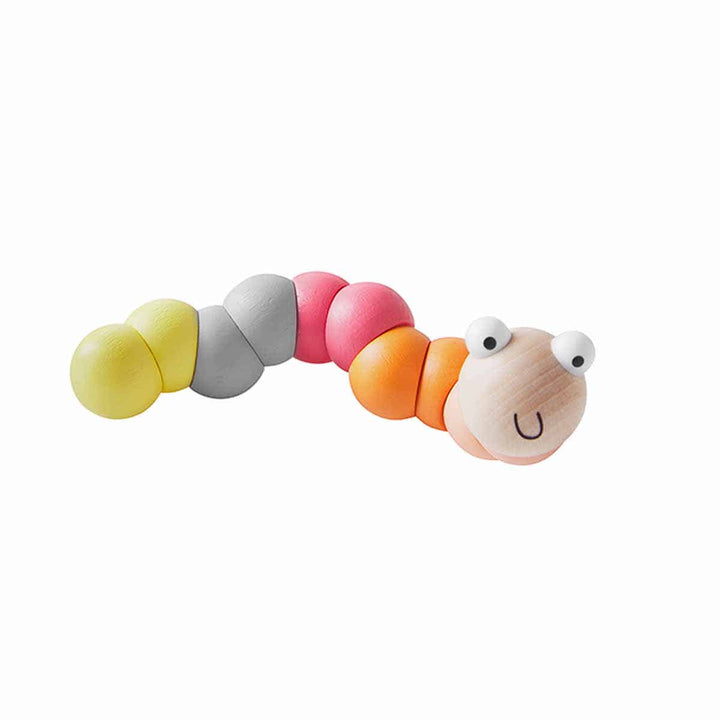 Wooden Wiggly Worm Toy