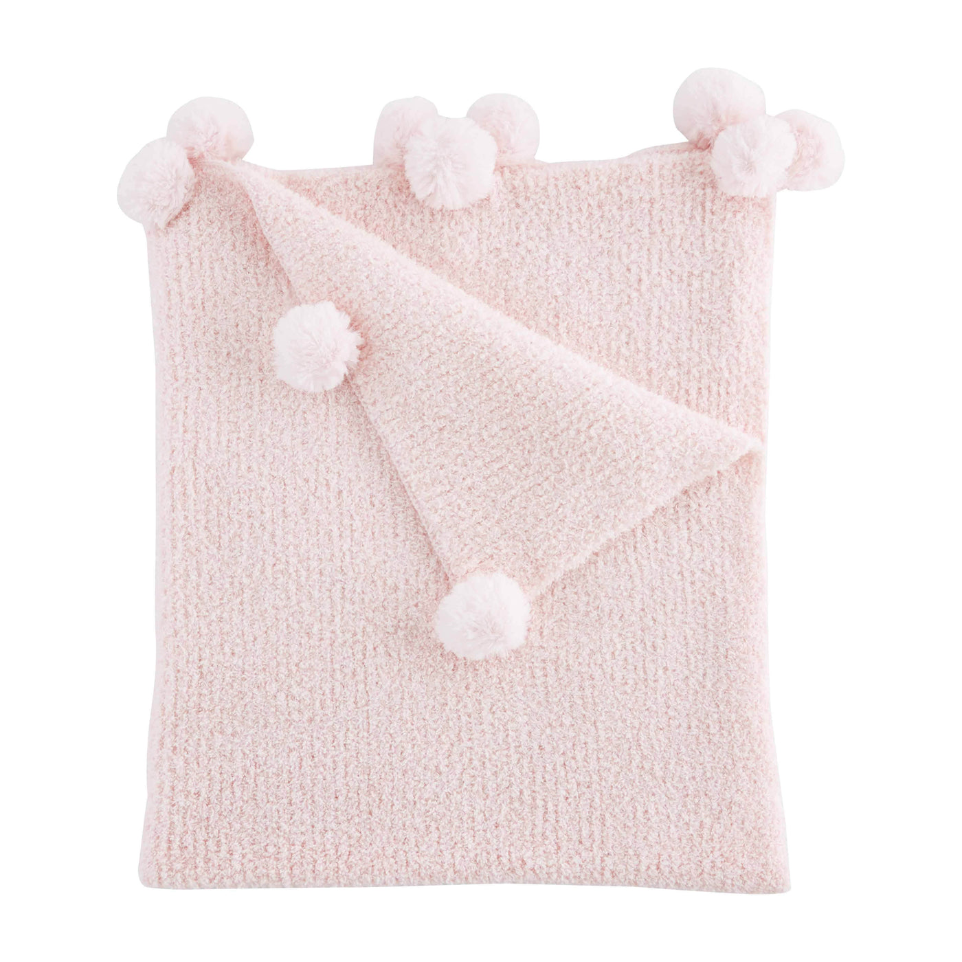 Pom Pom Chenille Blanket