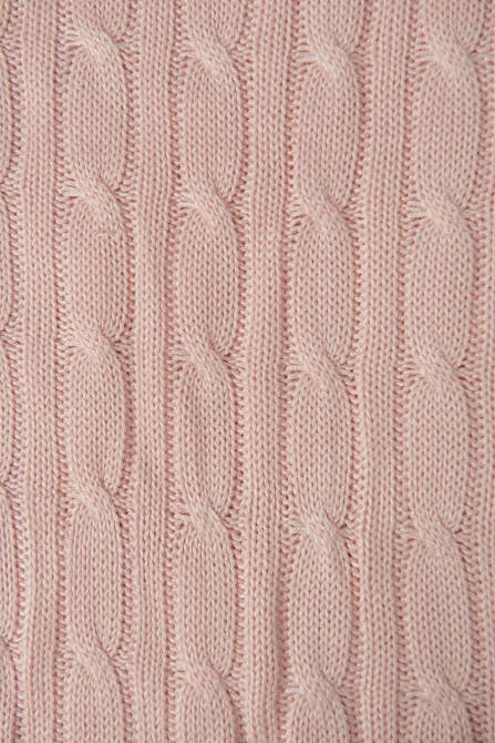 Cable Knit Baby Blanket
