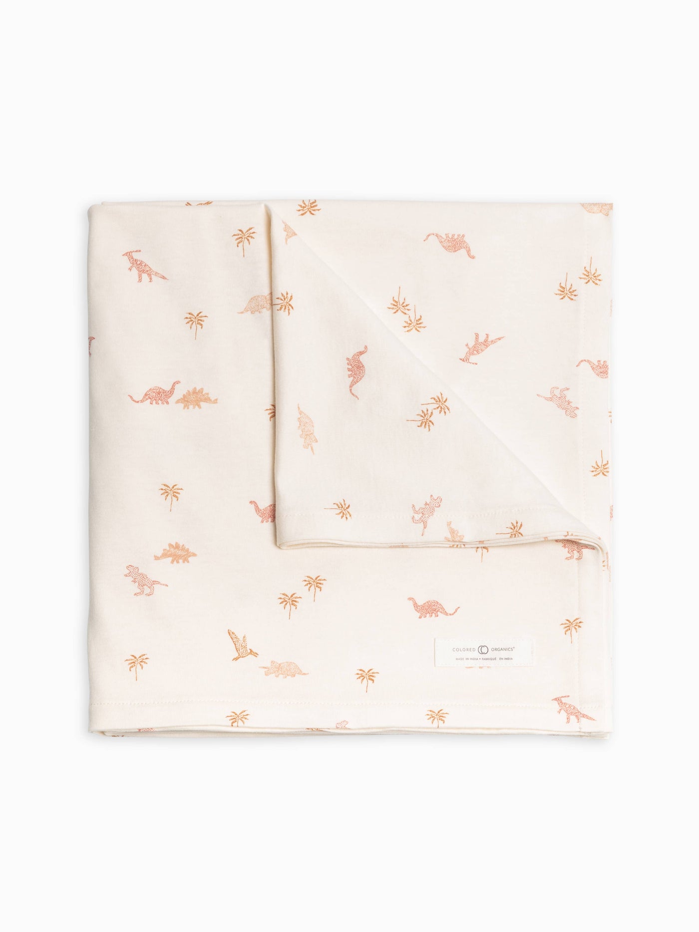 Organic Baby Swaddle Blanket - Dino (multiple colors)