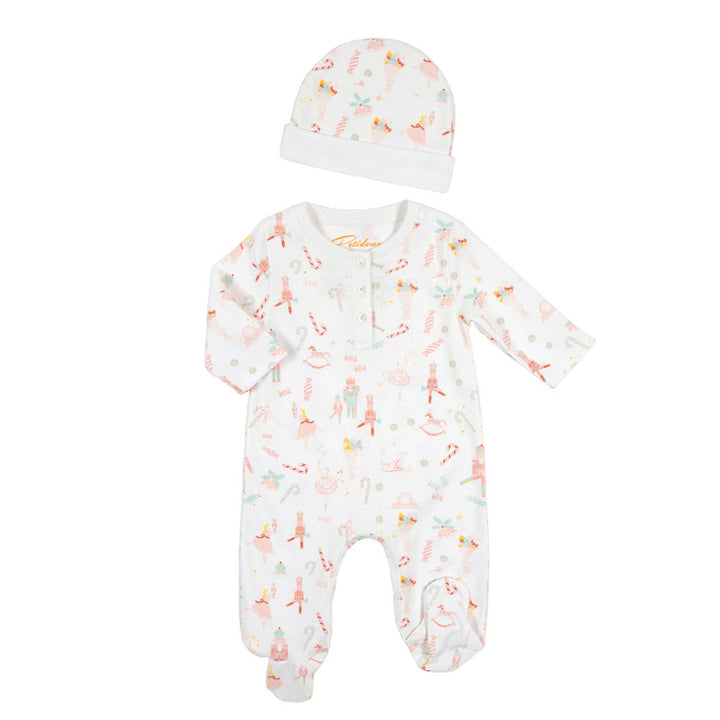 "Clara and The Sugar Plum" baby onesie Pima cotton 9- 12m