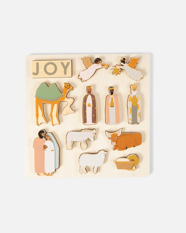 Nativity -  Wooden Puzzle | Catholic Puzzle for Kids