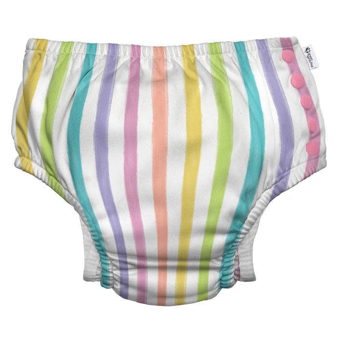 Snap Swim Diaper with Rainbow Stripes