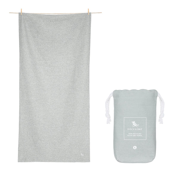 Extra Large Quick Dry Full Gray Towel