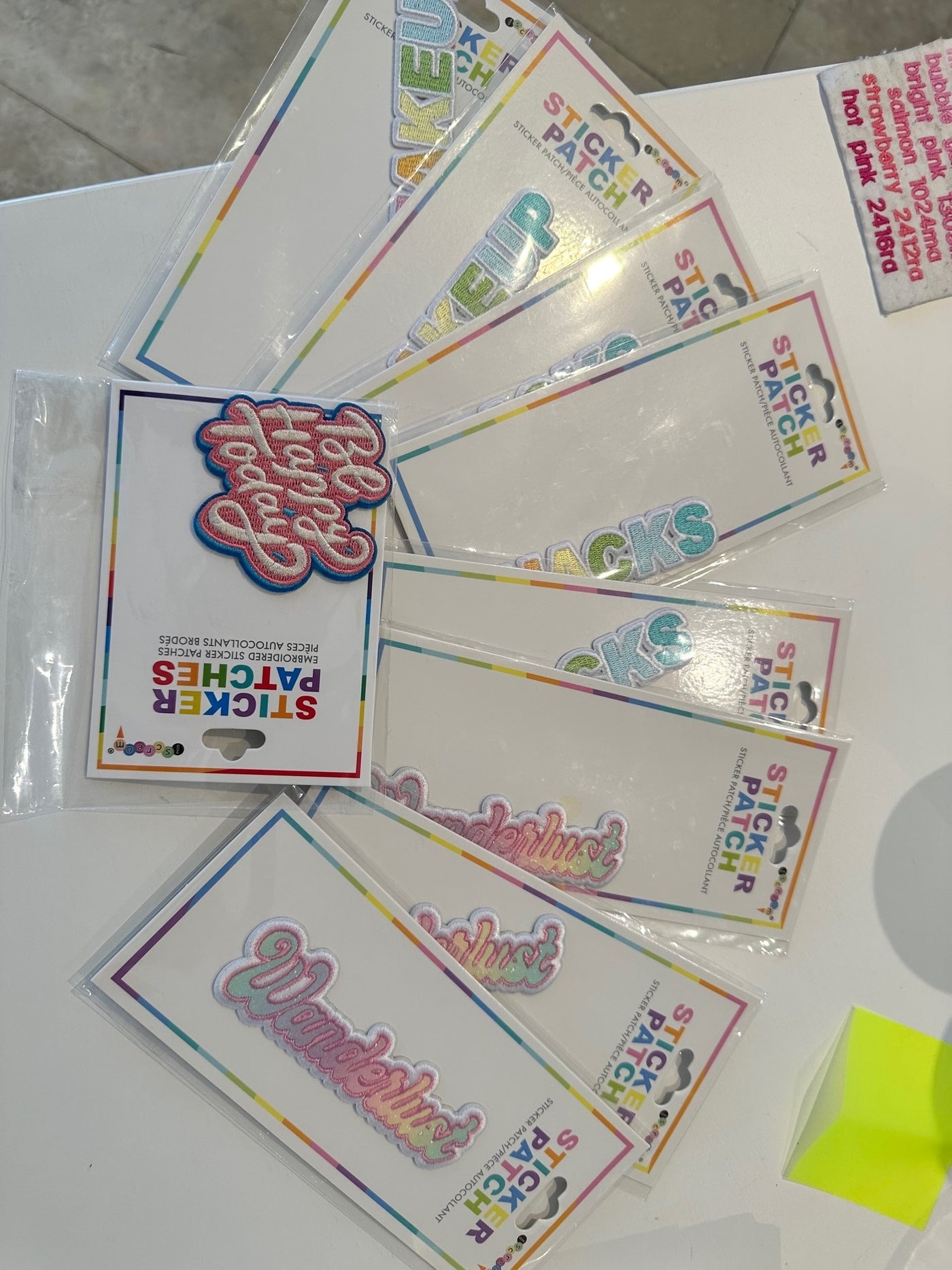 Sticker Patches – Stitching Around Collections