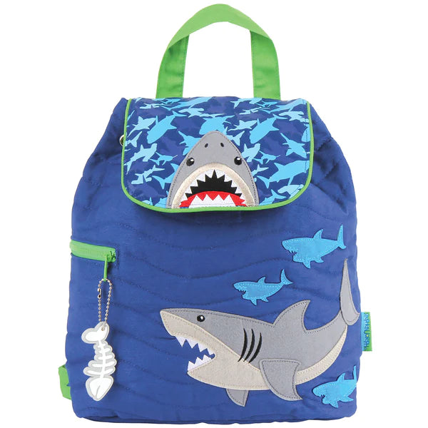 QUILTED BACKPACK SHARK by Stephen Joseph