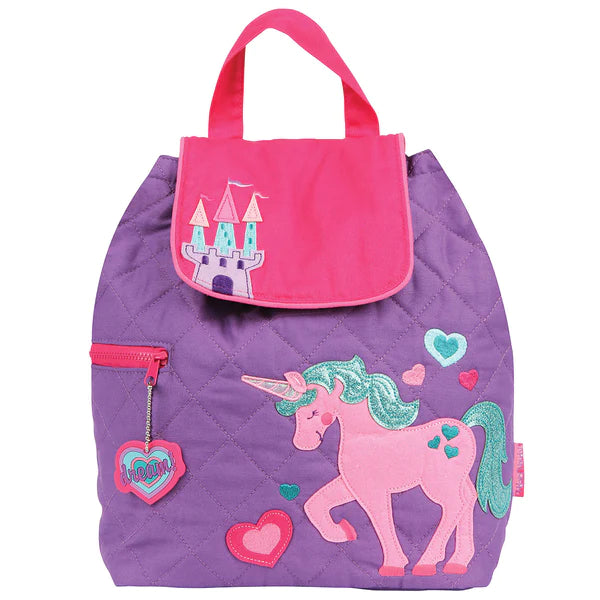 QUILTED BACKPACK UNICORN BY STEPHAN JOSEPH