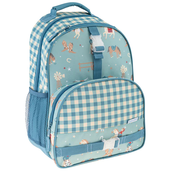 All Over Print Backpack Western by Stephan Joseph