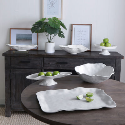 Vida Nube Extra Large Rectangular Tray White
