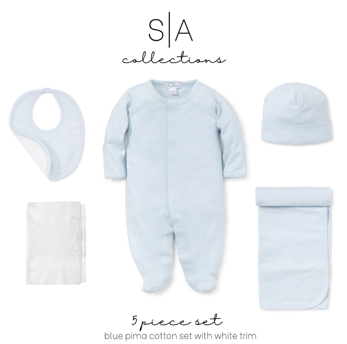 Five Piece Set - Blue