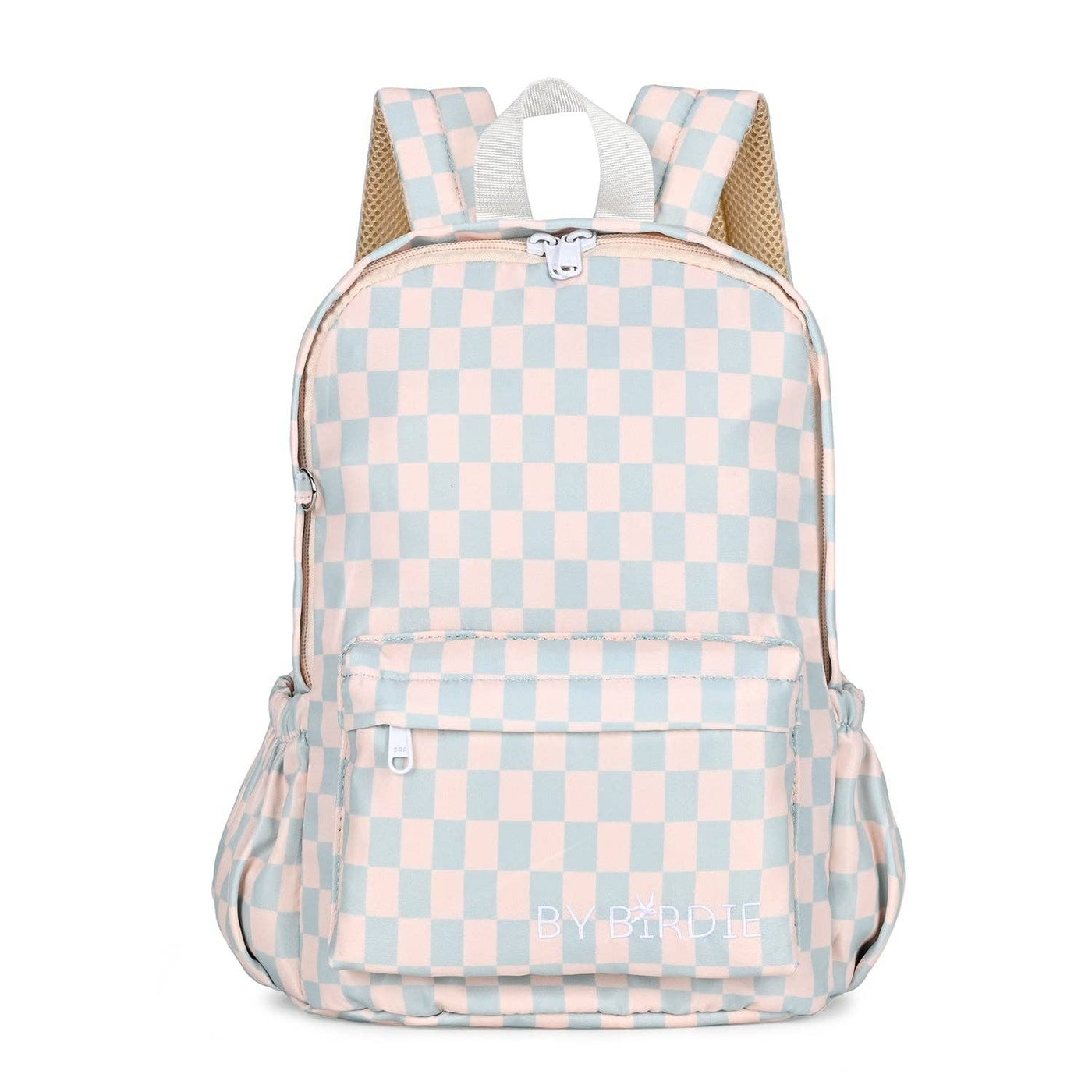 Blue Check Mini Backpack
