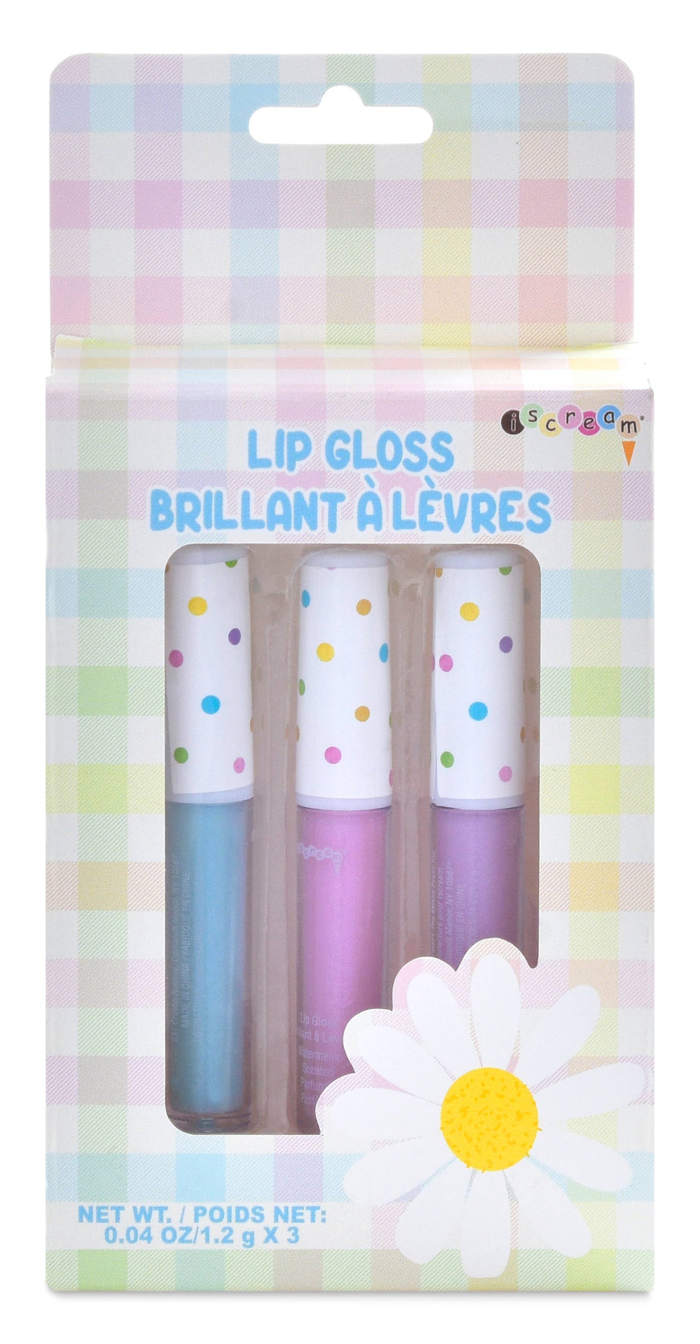 Daisy Gingham Lip Gloss Trio