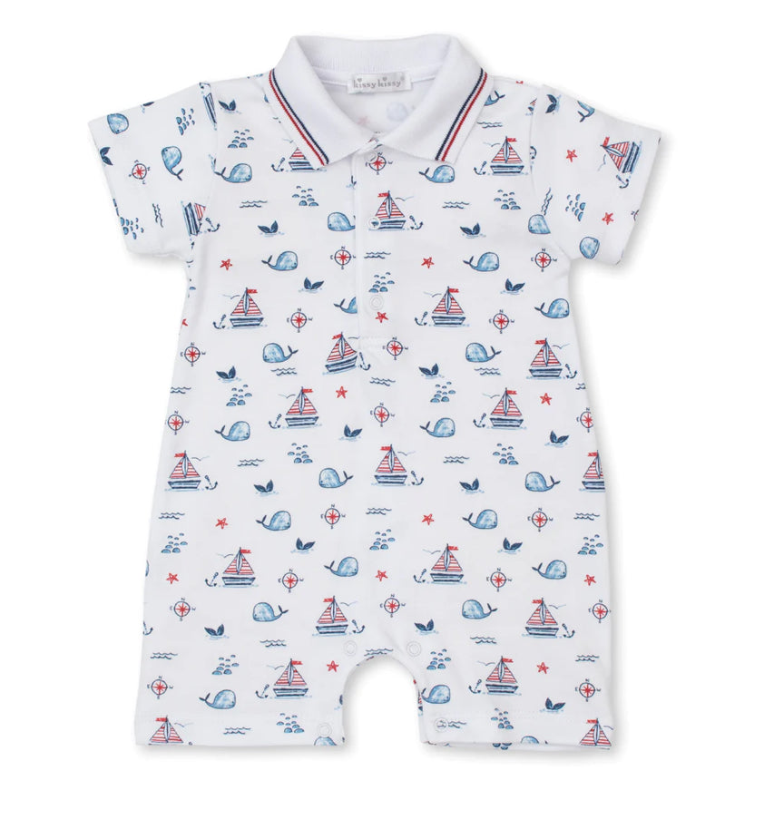 Sail and Whale Short Playsuit