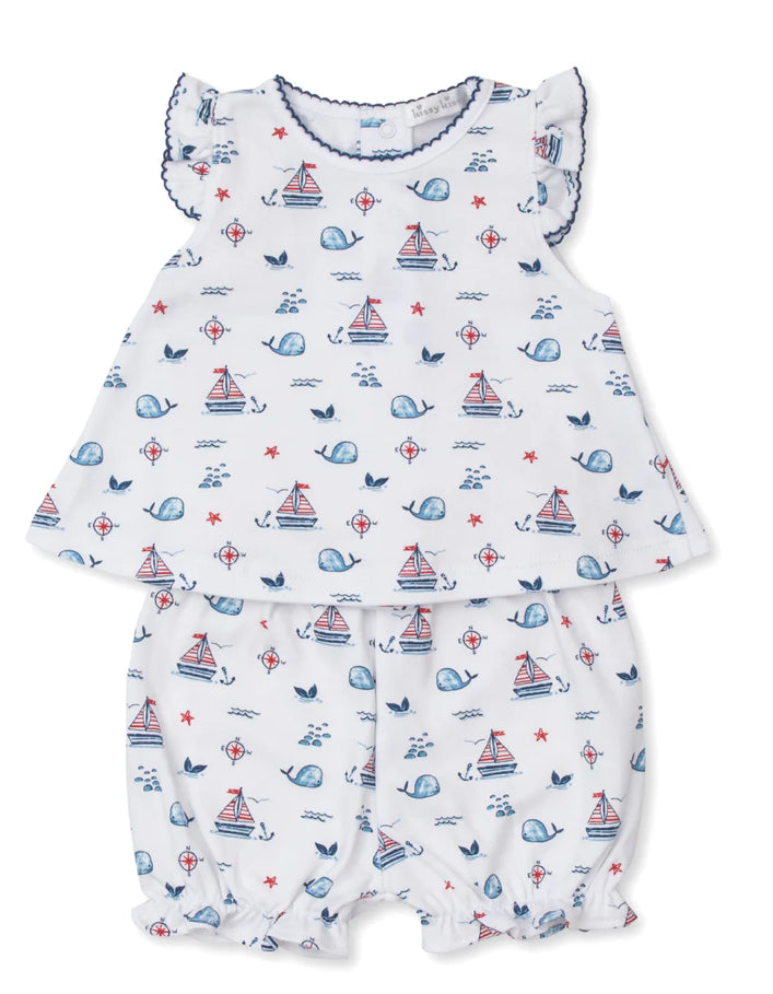 Kissy Kissy Sails And Whales Sunsuit Girls