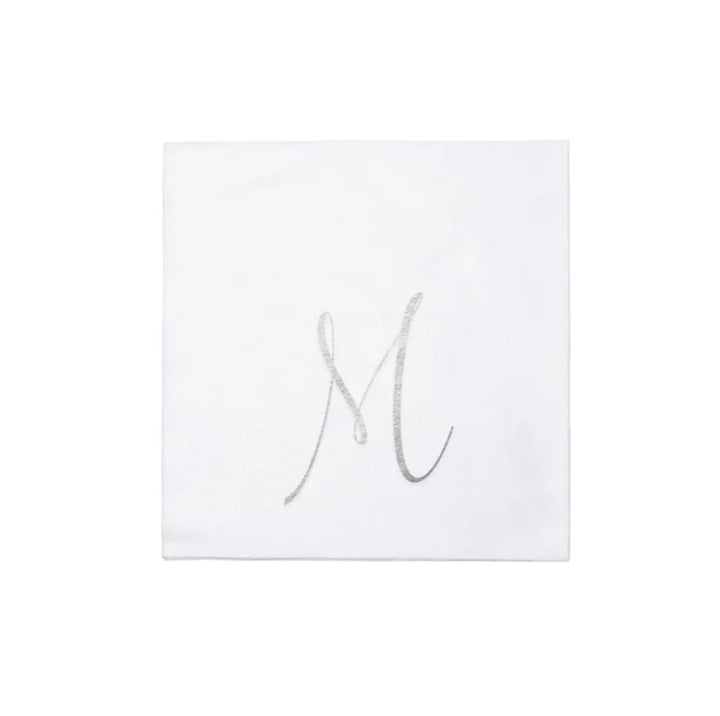 Vietri: Monogram Napkins, Cocktail