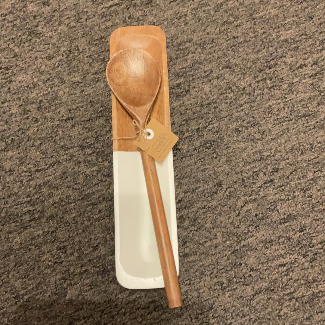 Mud Pie Spoon Rest Set