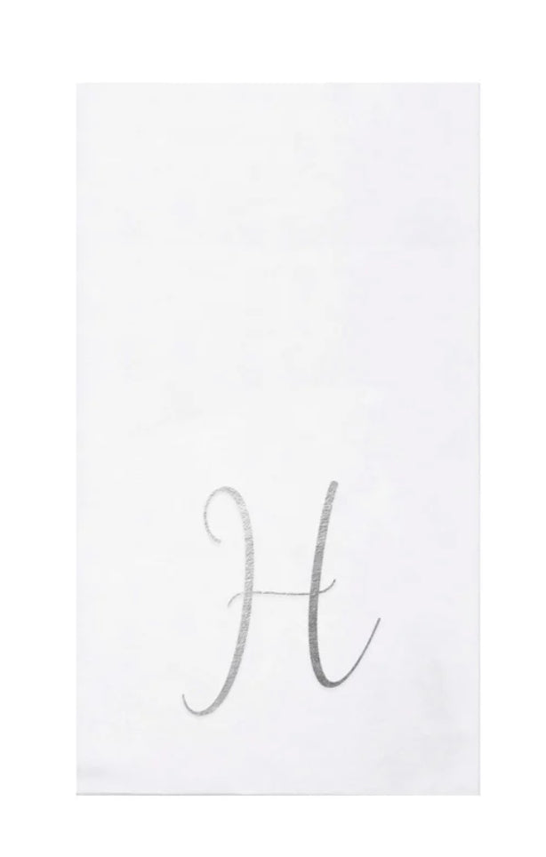 Vietri: Monogram Napkins, Guest Towel