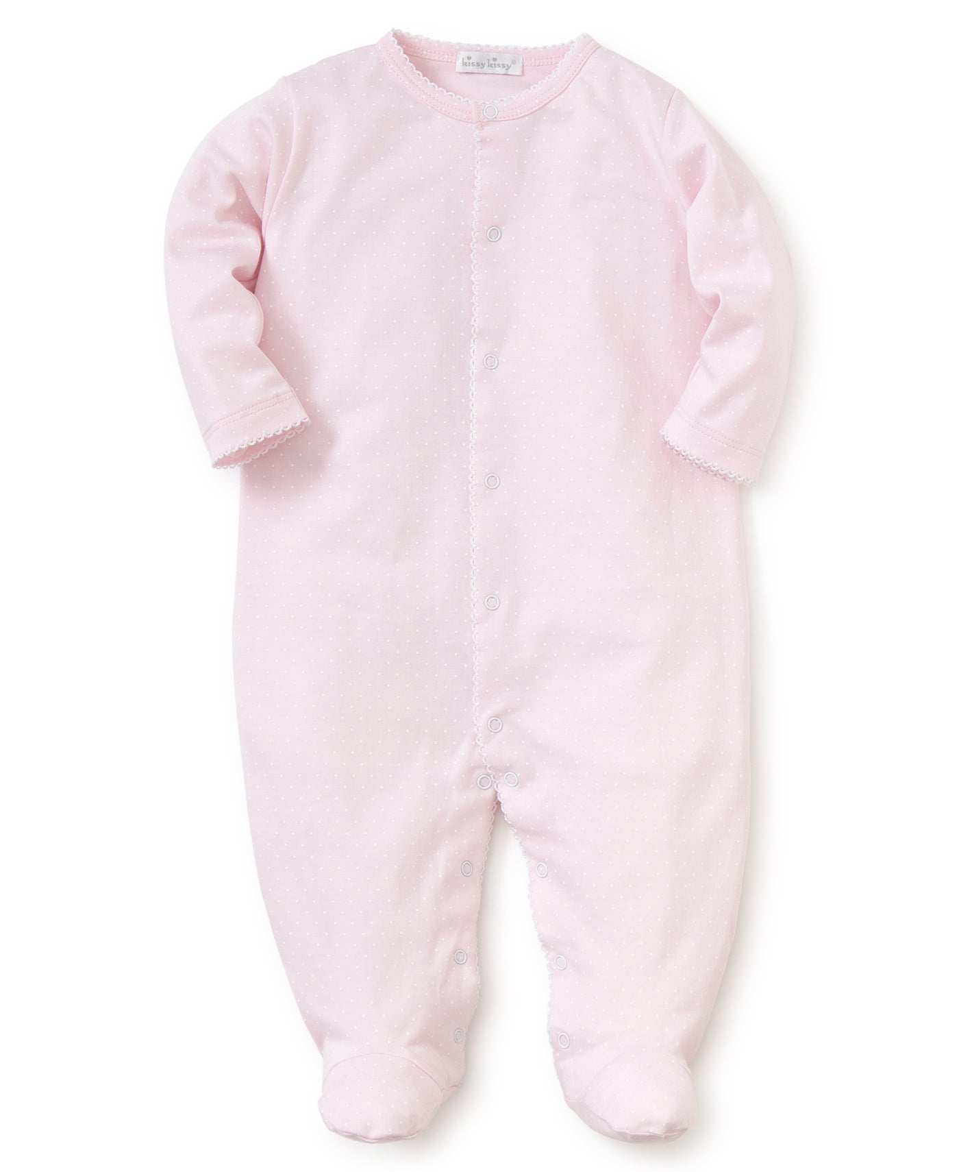 Kissy Kissy Dotted Footie